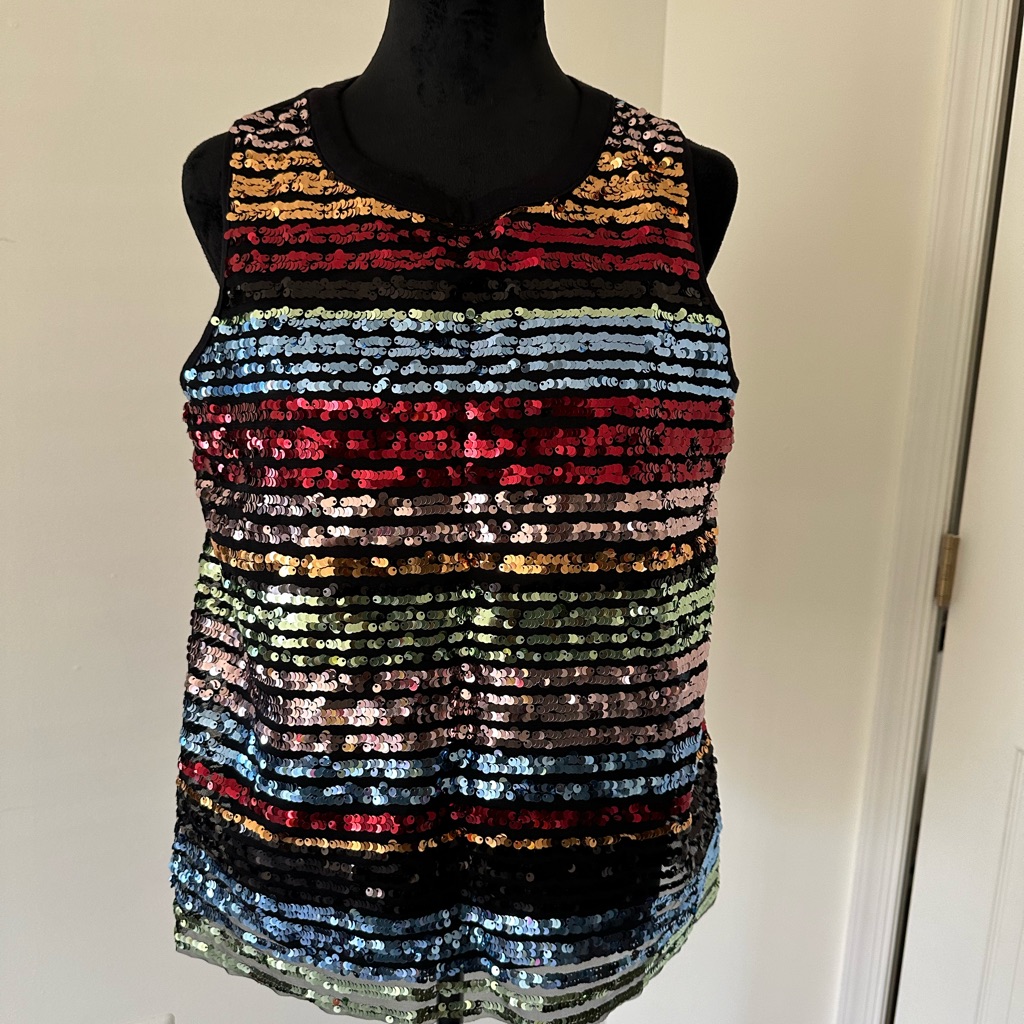 Top Sequin Multicolored